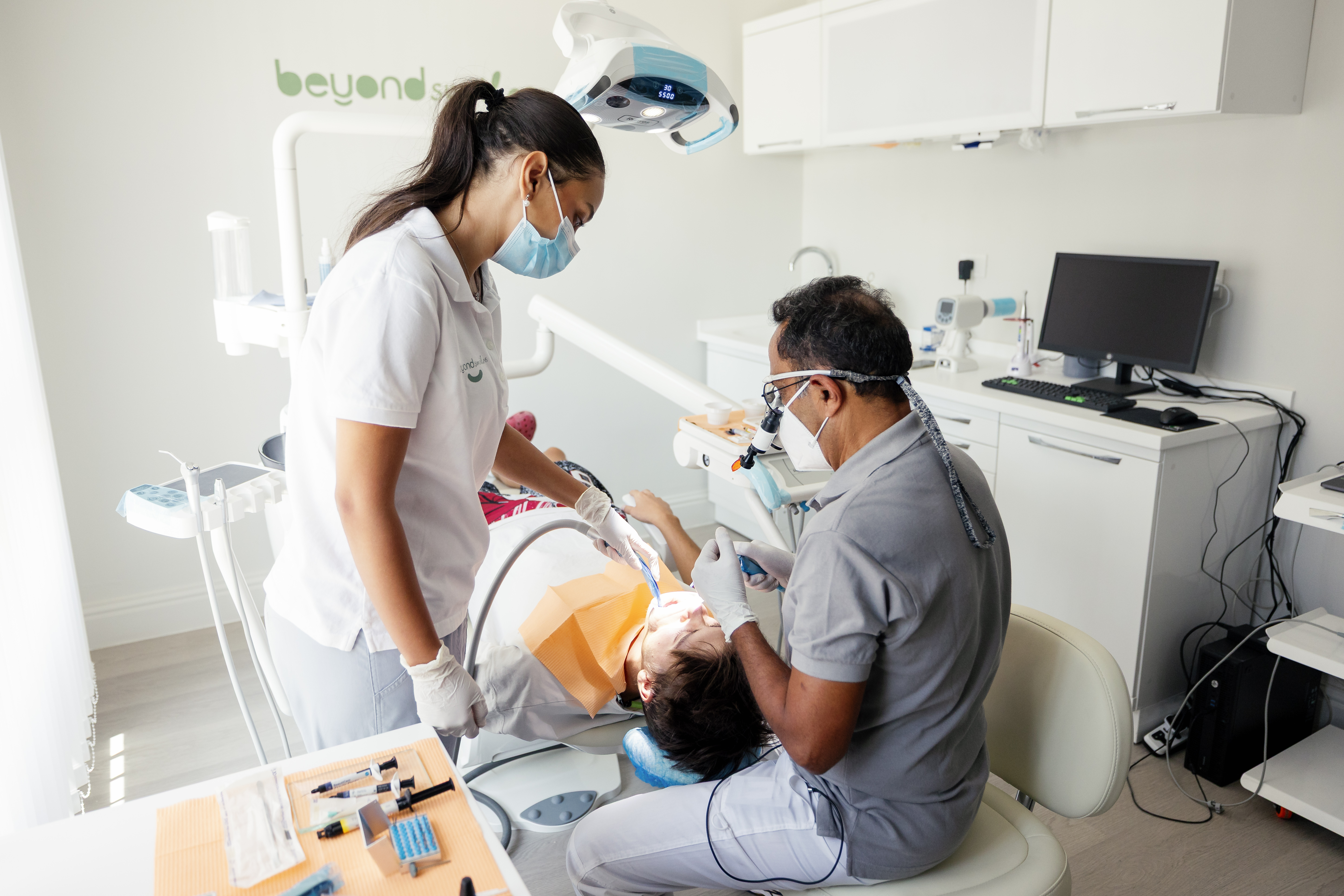 Modern dental clinic interior